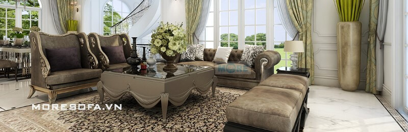 Sofa biệt thự tân cổ điển Sofa biệt thự tân cổ điển