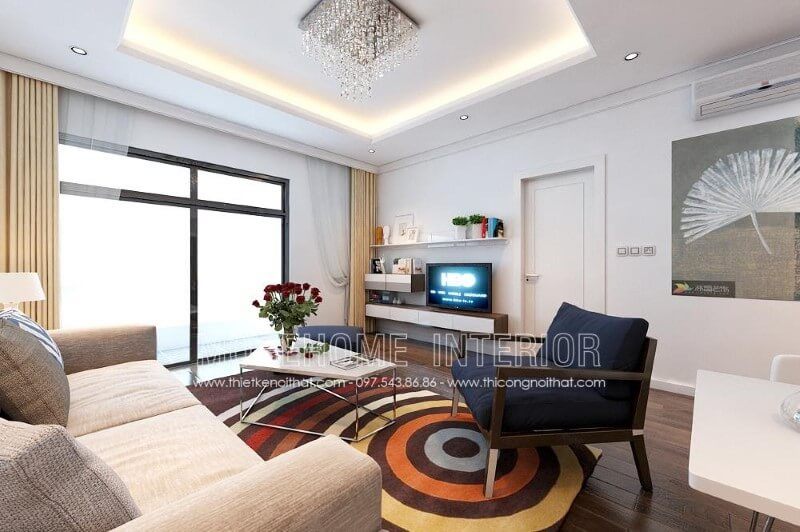 Bàn trà MH-HD006 gỗ công nghiệp phong cách hiện đại trang trí chung cư sắc sảo